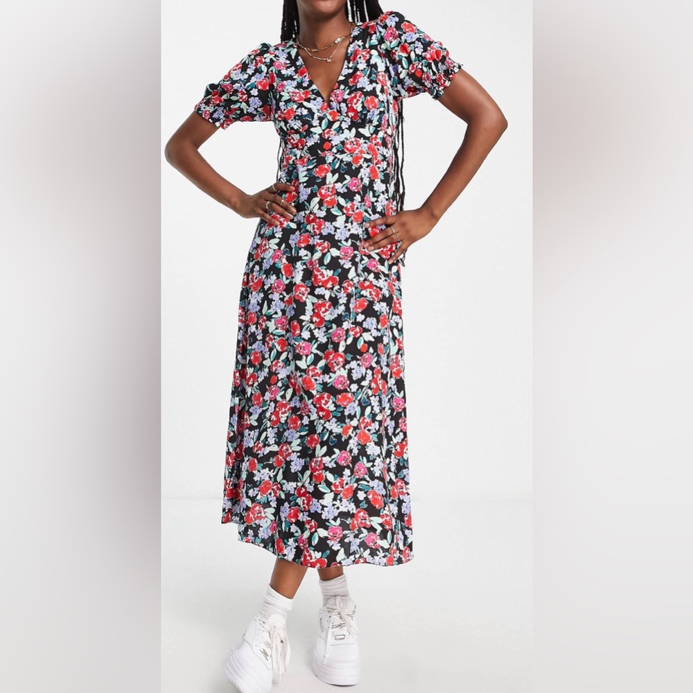 ASOS midi floral dress